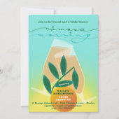 Mimosa Morning Bridal Brunch Uitnodiging (Voorkant)