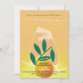 Mimosa ochtend bruiloft brunch uitnodiging (Voorkant)