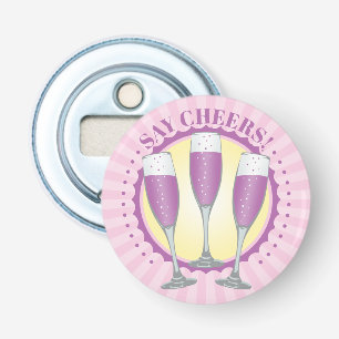 Mimosa Paarse Champagne Glasses Opener
