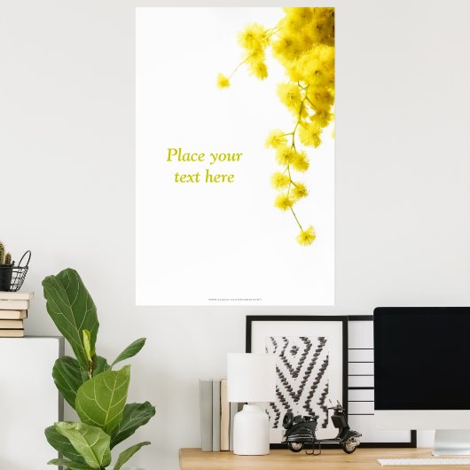 Mimosa Poster (Thuiskantoor)
