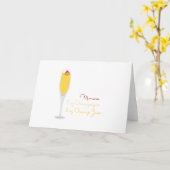 Mimosa Recipe Kaart (Gele Bloem)