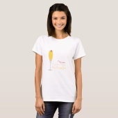Mimosa Recipe T-shirt (Voorkant volledig)