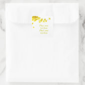 Mimosa Vierkante Sticker (Tas)