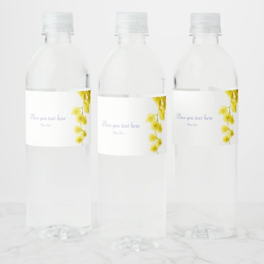 Mimosa Waterfles Etiket (Flessen)