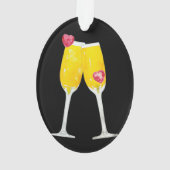 Mimosas Flutes de Toast Personnalisées (dos)