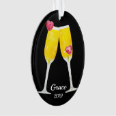 Mimosas Flutes de Toast Personnalisées (devant)