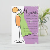 Mimosas Kaart (Staand voorkant)