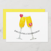 Mimosas Personalized Kaart (Voorkant / Achterkant)