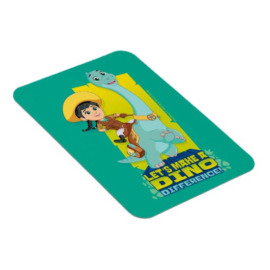 Min en klaver | Een dino verschil maken Magneet (Rechterzijde)