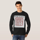 Min Jie School Logo+Alles moet gaan! Lang T-shirt (Voorkant volledig)