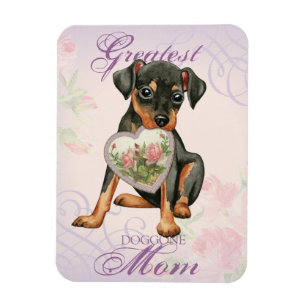 Min Pin Heart Mam Magneet