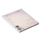 Min Pin Heart Mam Notitieblok (Schuin)