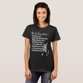 Min Pin House Rules T-shirt (Voorkant volledig)