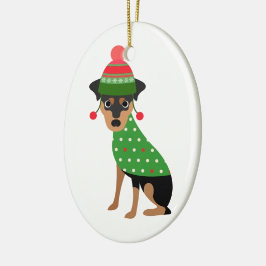Min Pin Kerstversiering Keramisch Ornament (Links)
