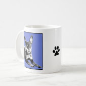 Min Pin Love Mok - Blue (Voorkant links)