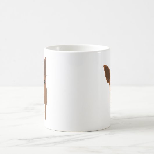 Min Pin Lover Classic Coffee Mok (Red Min Pin) (Center)