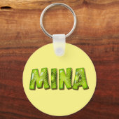Mina Name Kiwi Design Porte-clés (Recto)