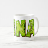 Mina Name Kiwi Style Tasse Teetasse (Devant droit)