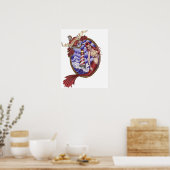 Mina - Poster de la sirène de tatouage (Cuisine)