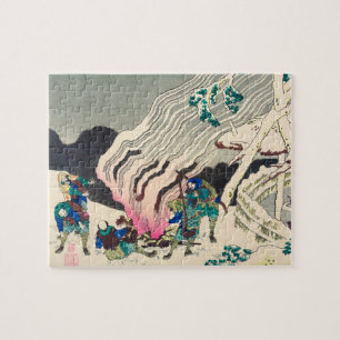 Minamoto no Muneyuki Ason door Katsushika Hokusai Legpuzzel