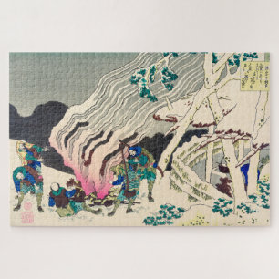 Minamoto no Muneyuki Ason door Katsushika Hokusai Legpuzzel