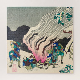 Minamoto no Muneyuki Ason door Katsushika Hokusai Legpuzzel