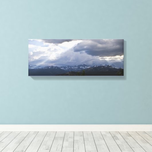 Minaretten gewikkeld canvas (Insitu (Houten vloer))