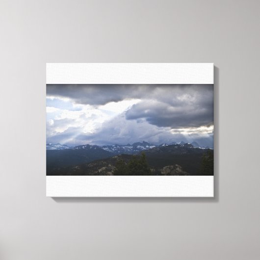 Minaretten gewikkeld canvas afdruk (Voorkant)