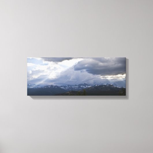 Minaretten gewikkeld canvas afdruk (Voorkant)