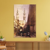 Minaretten & Ingang van Metwaleys Roberts/Haghe Ar Canvas Afdruk (Insitu (Woonkamer))