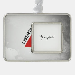 Minas Gerais Verzilverd Kader Ornament