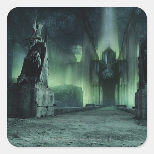 Minas Morgul Vierkante Sticker (Voorkant)
