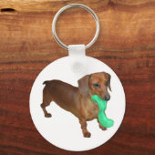 Minature Dachshund Sleutelhanger (Voorkant)