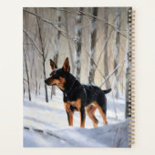 Mince Pinscher Laisser Neige Noël (Dos)