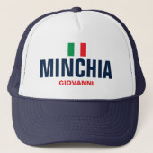Minchia Personalized Trucker Hat Pet (Voorkant)