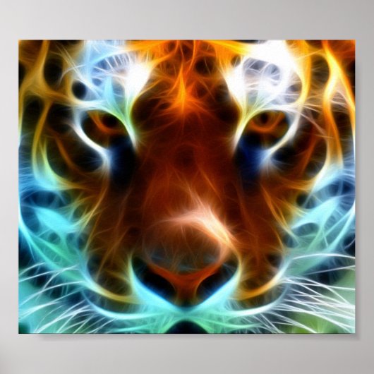 Mind Baling Tiger Poster (Voorkant)