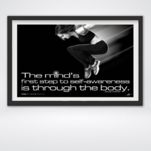 Mind-Body Self-Awareness – Inspirerend muurkunst Poster