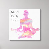 Mind Body Soul Canvas Afdruk (Voorkant)