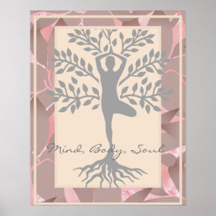 Mind Body Soul Meditation Poster