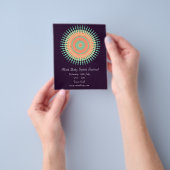 Mind Body Spirit New age festival mandala Flyer (Hand)