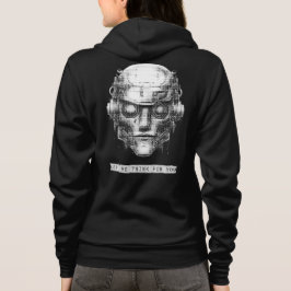 Mind Control Cyberpunk Robot voor en achter Hoodie