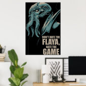 Mind Flayer ・ Dungeons Dragons and Dice Poster (Thuiskantoor)