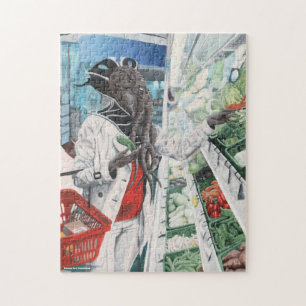 Mind Flayer Grocery Shopping Medium Jigzaag Puzzle Legpuzzel