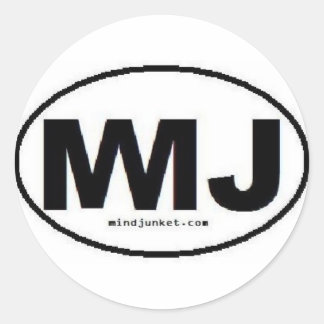 Mind Junket Logo Ronde Sticker
