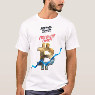 Mind op Crypto Bitcoin Grafiek T-shirt