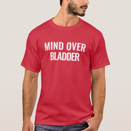 Mind over bladder Urology Caduceus T-shirt (Voorkant)