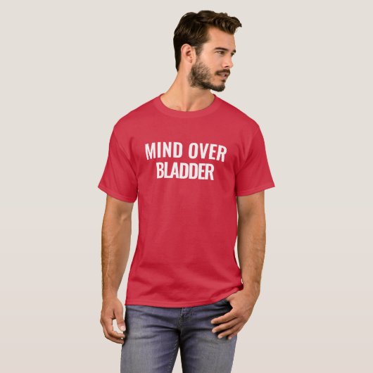 Mind over bladder Urology Caduceus T-shirt (Voorkant volledig)