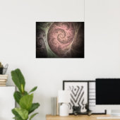 Mind over Matter Fractal Poster (Thuiskantoor)