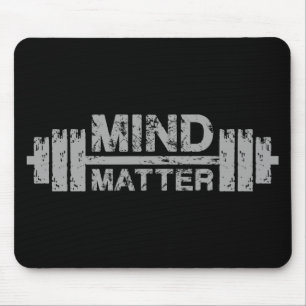 Mind Over Matter - Gym Workout Motivatie Muismat
