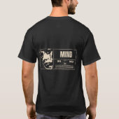 Mind over Matter Minimal Hommes T-shirt Design (Dos)